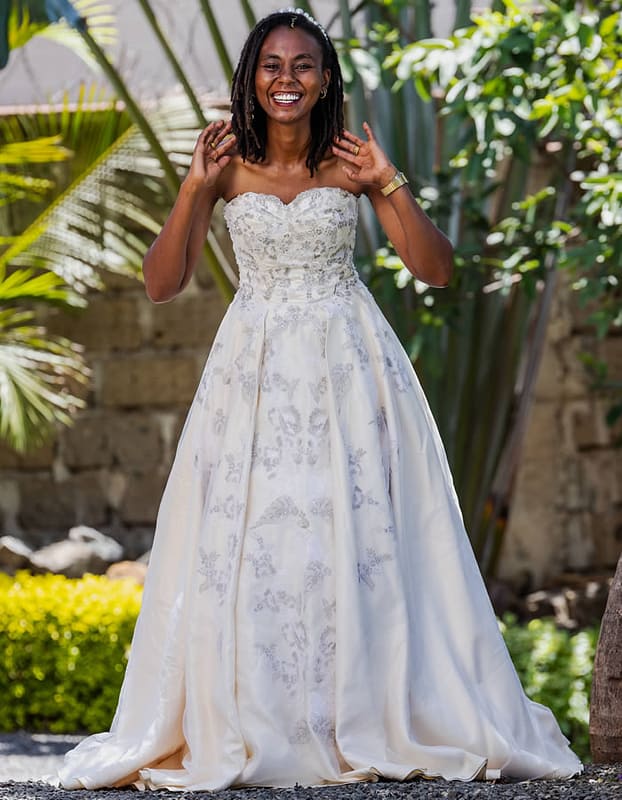 bridal gown